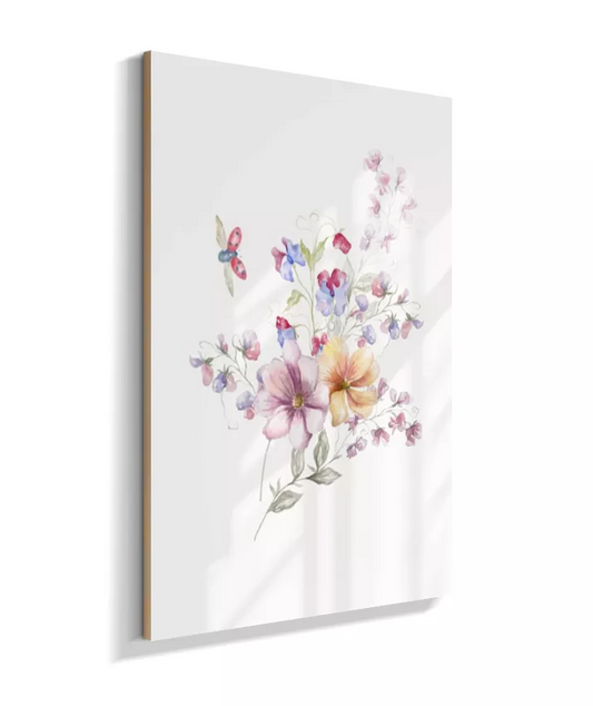 Flores Rosas e Amarela